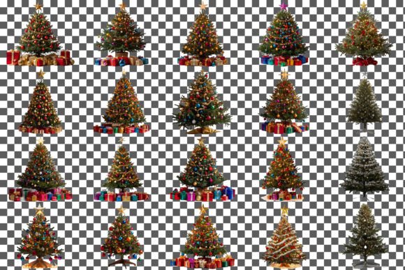 Christmas Tree Topped with a Star Bundle Review for Illustrations