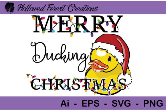Merry Ducking Christmas Illustrations Review for Sellers