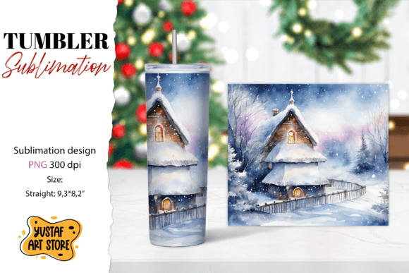 Winter Tumbler Wrap. Christmas Tumbler Review